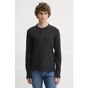 Rag & Bone longsleeve din bumbac culoarea negru, neted, M000T676G imagine