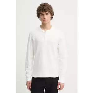 Rag & Bone longsleeve din bumbac culoarea alb, neted, M000T656G imagine