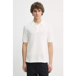 Rag & Bone tricou polo barbati, culoarea alb, neted, MBS22HS019UC19 imagine