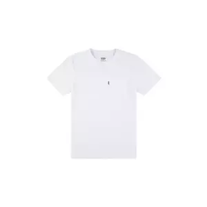 Levi's tricou de bumbac pentru copii SUNSET POCKET TEE culoarea alb, neted, 8EM359 imagine