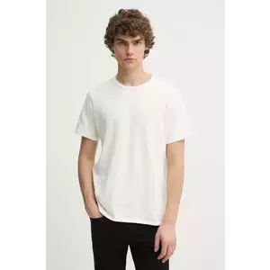 Rag & Bone tricou din bumbac barbati, culoarea alb, neted, M000T046G imagine