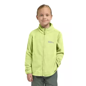 Jack Wolfskin bluza copii TAUNUS JACKET K culoarea verde, neted, 1609482 imagine