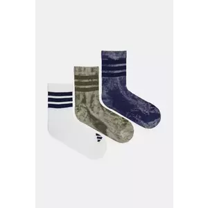 adidas sosete 3-Stripes 3-pack culoarea alb, JI6333 imagine