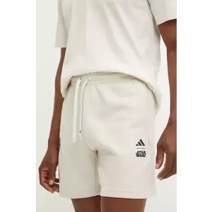 adidas pantaloni scurti x Mandalorian barbati, culoarea bej, JI5721 imagine