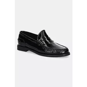 Gant mocasini de piele Gracelyn femei, culoarea negru, cu toc plat, 30571868.G00 imagine