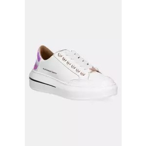 Alexander Smith sneakers din piele Lancaster culoarea alb, ASBBLSW1896WRI imagine