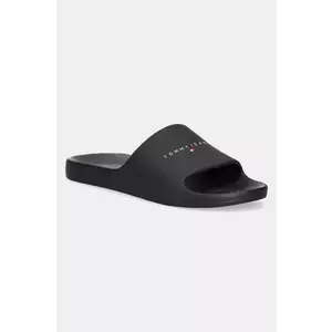 Tommy Jeans papuci BASIC SANDAL barbati, culoarea negru, EM0EM01559 imagine