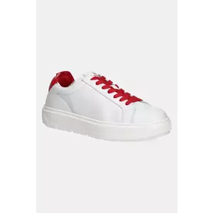 Love Moschino sneakers din piele culoarea alb, JA15174G1MIA310B imagine