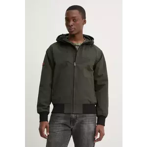 Superdry geaca barbati, culoarea verde, de tranzitie, oversize, M5011876A-1KM imagine