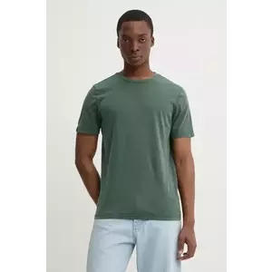 Superdry tricou din bumbac barbati, culoarea verde, neted, M1012226A-D8O imagine