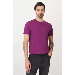 Medicine tricou barbati, culoarea violet, neted imagine