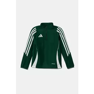 adidas Performance bluză pentru copii culoarea verde, cu imprimeu, IR9362 imagine