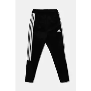 adidas pantaloni de trening pentru copii culoarea negru, cu imprimeu, JI6173 imagine