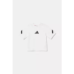 adidas tricou copii culoarea alb, cu imprimeu, JJ4144 imagine