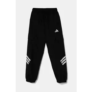 adidas pantaloni de trening pentru copii culoarea negru, cu imprimeu, JJ4780 imagine