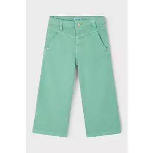 Mayoral pantaloni copii culoarea verde, neted, 3555 imagine