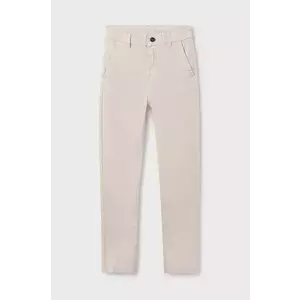 Mayoral pantaloni copii culoarea bej, neted, 530 imagine