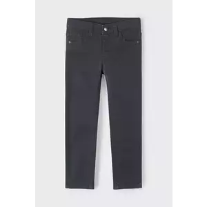 Mayoral pantaloni copii slim fit basic culoarea negru, neted, 509 imagine