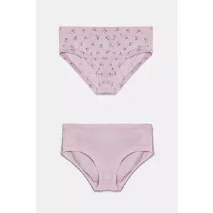 United Colors of Benetton chiloti copii 2-pack culoarea roz, 33R00S02H imagine