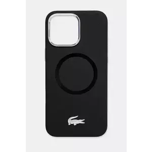 Lacoste Husa pentru telefon iPhone 16 Pro Max 6.9 culoarea negru, LCHMP16XSMAK imagine