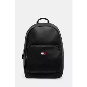 Tommy Jeans rucsac barbati, culoarea negru, mare, neted, AM0AM12909 imagine