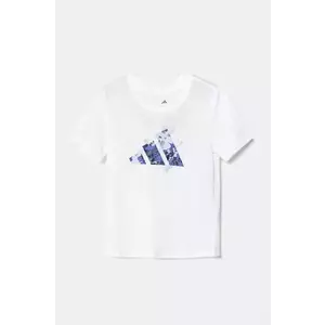 adidas tricou copii culoarea alb, JI9089 imagine