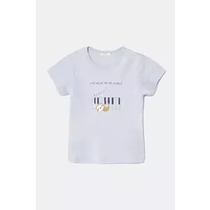 United Colors of Benetton tricou din bumbac pentru bebelusi cu imprimeu, 3I9WA1065 imagine