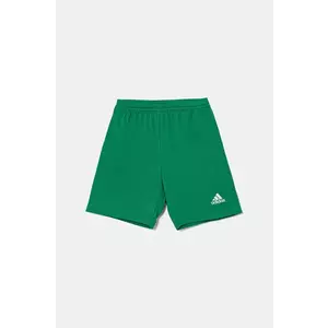 adidas Performance pantaloni scurti copii culoarea verde, cu imprimeu, talie reglabila, IC7410 imagine