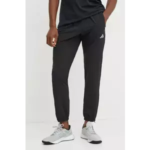 adidas Performance pantaloni de alergare Run It culoarea negru, neted, IL7187 imagine