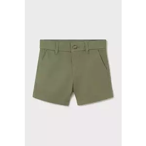 Mayoral pantaloni scurti copii chino basic culoarea verde, 207 imagine