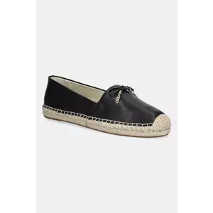 MICHAEL Michael Kors espadrile de piele Nori culoarea negru, 40R4NRFP1L.001 imagine