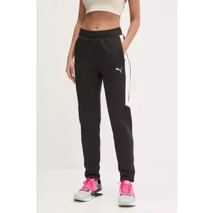 Puma pantaloni de antrenament teamEvostripe culoarea negru, cu imprimeu, 659956 imagine