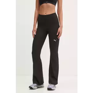 Puma leggins de antrenament Essentials culoarea negru, neted, 525902 imagine