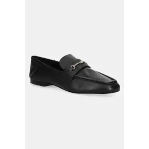 MICHAEL Michael Kors mocasini de piele Lena femei, culoarea negru, cu toc plat, 40R5LEFP1L.001 imagine