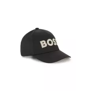 BOSS șapcă de baseball pentru copii culoarea negru, cu imprimeu, J51689 imagine