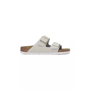 Birkenstock papuci din nubuc Arizona culoarea alb, 1029475 imagine