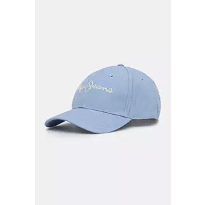 Pepe Jeans șapcă de baseball din bumbac MALLON CAP cu imprimeu, PM040567 imagine