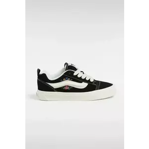 Vans tenisi din piele intoarsa Knu Skool culoarea negru, VN000D75F2B1 imagine