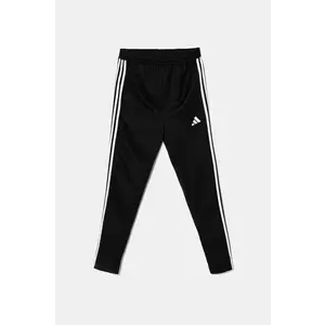 adidas Performance pantaloni de trening pentru copii culoarea negru, cu imprimeu, JD0573 imagine