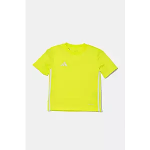 adidas Performance tricou copii culoarea verde, cu imprimeu, IB4936 imagine