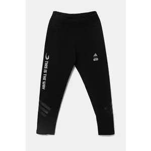 adidas pantaloni de trening pentru copii culoarea negru, cu imprimeu, JF3635 imagine