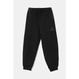 adidas pantaloni de trening pentru copii culoarea negru, cu imprimeu, JC7566 imagine