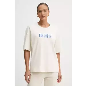 BOSS tricou din bumbac femei, culoarea alb, 50532093 imagine