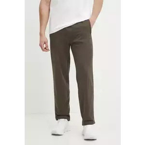 adidas Originals pantaloni de trening din bumbac Essential culoarea verde, neted, JD3318 imagine