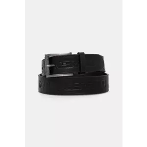 Karl Lagerfeld curea de piele barbati, culoarea negru, 552448.815300 imagine