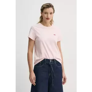 Levi's tricou din bumbac femei, culoarea roz imagine