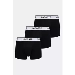 Lacoste boxeri 3-pack barbati, culoarea gri imagine