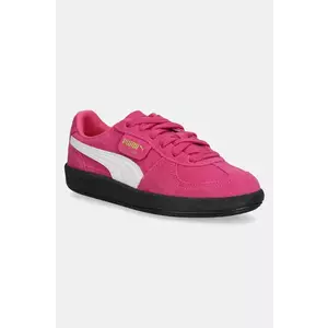 Puma sneakers din piele intoarsă Palermo Cobalt Glaze culoarea roz, 396463 imagine