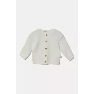 United Colors of Benetton cardigan din bumbac pentru bebeluși culoarea bej, light, 1294A500Y imagine