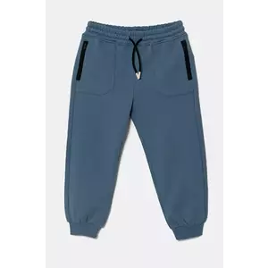 United Colors of Benetton pantaloni de trening din bumbac pentru copii neted, 3UNIGF04L imagine